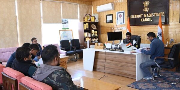 DC Kargil Reviews Implementation of Digital Learning Initiatives at Balvatika Level
