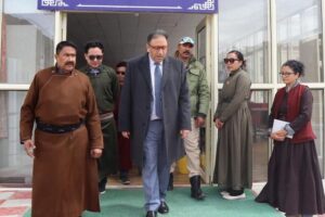 Chief Secretary Ashish Kundra visits Taruthang Campus, University of Ladakh