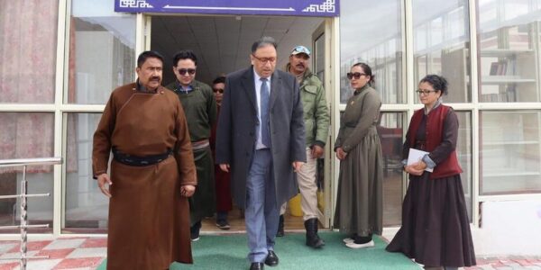 Chief Secretary Ashish Kundra visits Taruthang Campus, University of Ladakh