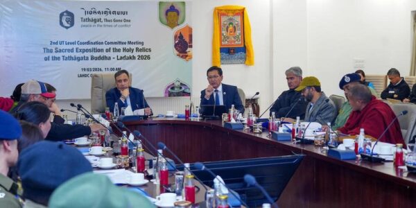 Preparations gain momentum for the Sacred Buddha Relics exposition in Ladakh