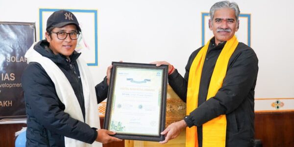 Ladakh Inaugurates First Commercial Rooftop Solar Installation at Hotel Barath, Leh