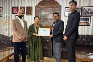 IGNOU LSC Leh Coordinator Conferred with Best Coordinator Award