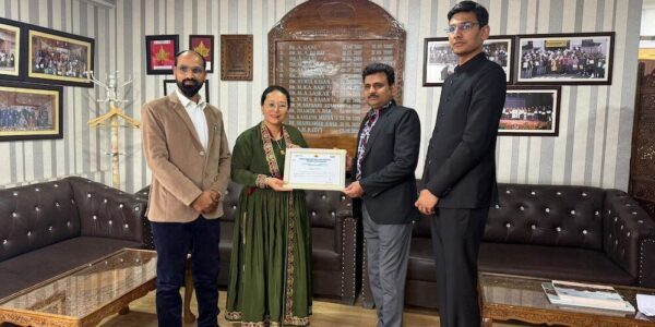 IGNOU LSC Leh Coordinator Conferred with Best Coordinator Award