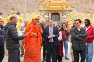 Chief Secretary reviews preparations at key sites ahead of Sacred Buddha Relics Exposition