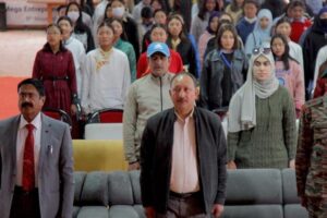 NCC Combined Ceremony conducts at EJM College Leh
