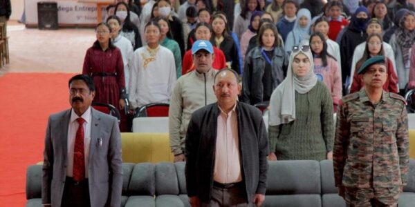 NCC Combined Ceremony conducts at EJM College Leh