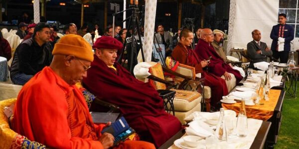 Pre-Launch Ceremony of “Exposition of the Holy Relics of the Tathagata” Held in Leh