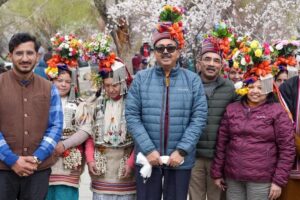 Apricot Blossom Festival Celebrated at Dha-Bema Lasthang with Senior Ladakh Officials & Tourists
