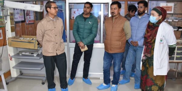DC Drass inspects healthcare facilities in SDH; Meets various delegations in Office