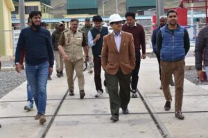Deputy Commissioner Drass visits PGCIL Grid Station, Interacts with staff