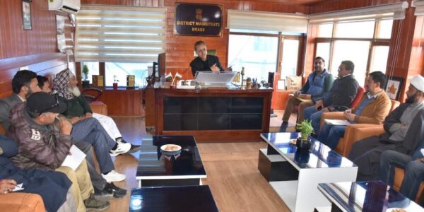 DC Drass reviews arrangements for forthcoming Eid-ul-Azha celebrations