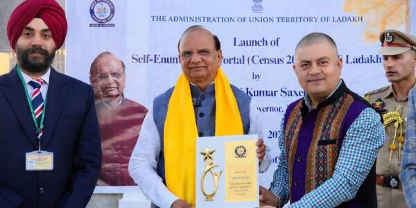 LG Vinai Kumar Saxena Launches Self-Enumeration Portal for Ladakh’s First Digital Census 2027