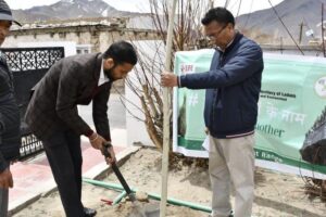 Plantation Drive Held at DC Office Nyoma Under “Ek Ped Maa Ke Naam” Initiative