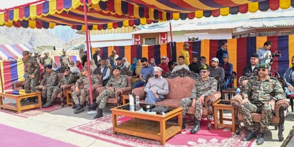 CEC Kargil Attends Flag-In Ceremony of National Integration Tour at Helipad Kargil
