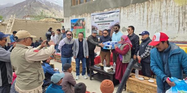 Outreach Programme-cum-Incentive Distribution for Cattle Rearers Organised at Salapi, Zanskar Under ICAR Tribal Sub-Plan