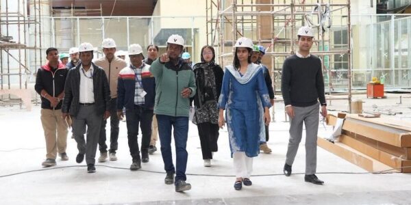 Administrative Secretary Civil Aviation visits New Terminal Building at Kushok Bakula Rinpoche Airport, Reviews Progress of Ongoing Works