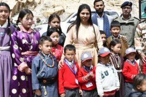 Hon’ble Union Minister of State for Youth Affairs and Sports Visits Hemya Village, under Viksit Bharat Vibrant Village Program