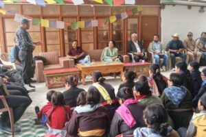 Director, Sheep Husbandry Department, UT Ladakh Visits Khaltsi; Attends National Livestock Mission Awareness Camp at Temisgam