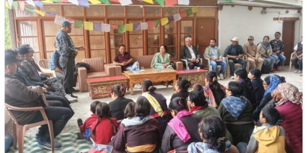 Director, Sheep Husbandry Department, UT Ladakh Visits Khaltsi; Attends National Livestock Mission Awareness Camp at Temisgam