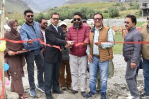 Deputy Commissioner Drass Inaugurates Local Fish Raising Pond at Marpochhu