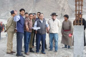 Chief Secretary Ashish Kundra undertakes three-day tour of Nubra District to review developmental projects and public infrastructure