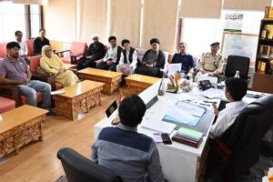 DC Kargil Chairs Meeting on Nasha Mukt Bharat Abhiyan