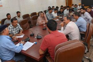 CEC Dr Mohd Jaffer Akhoon Reviews Flash Flood Restoration, Irrigation and Drinking Water  Supply in Kargil