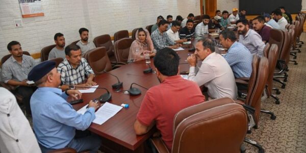 CEC Dr Mohd Jaffer Akhoon Reviews Flash Flood Restoration, Irrigation and Drinking Water  Supply in Kargil