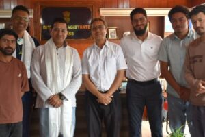DC Drass and Director UIDAI discuss Aadhaar-related issues of Drass