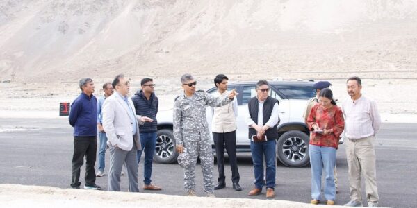 Chief Secretary, Kundra reviews expansion plan and ongoing works at Thoise airport