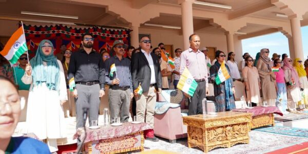 Ladakh Marks Closing Ceremony, Grand Culmination of Har Ghar Tiranga Campaign at Sindhu Ghat
