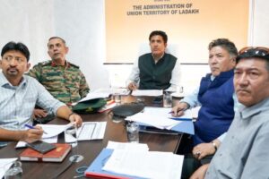 Administrative Secretary PWD Reviews Progress of BRO Projects Across Ladakh