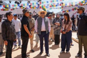 Chief Secretary Ashish Kundra Inaugurates Himalayan Basecamp in Ladakh as Royal Enfield Unveils Himalayan 440