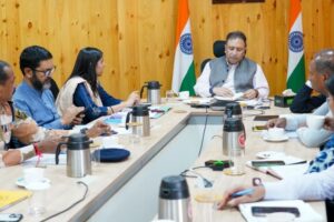 Chief Secretary reviews progress of Vibrant Village Programme projects in Ladakh
