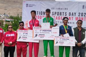 GDC Kargil Student Secures Third Position in 1000m Athletics