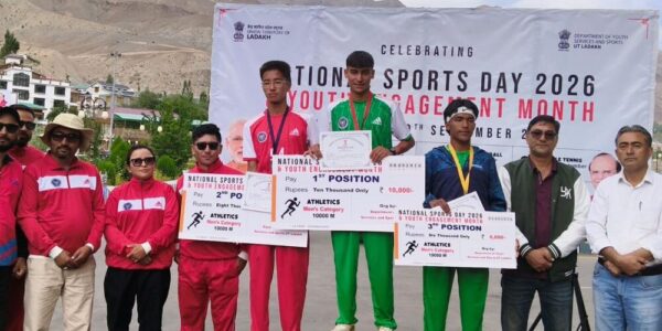GDC Kargil Student Secures Third Position in 1000m Athletics