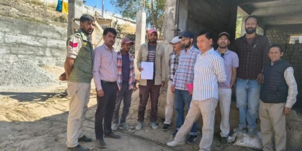 Municipal Committee Kargil Intensifies Enforcement Against Illegal Construction