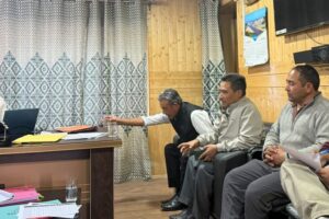 Meeting on Draft Electoral Rolls for Municipal Committee Kargil Held