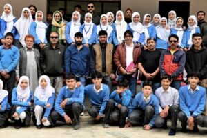 Executive Councillor Altaf Hussain & CEO Kargil Sonam Wangchuk Visit Government High School Hardass to Review Educational Facilities