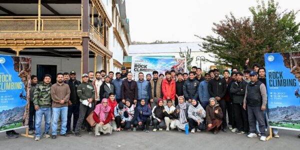 EC Altaf Hussain Inaugurates Basic Rock Climbing Course at TFC Kargil
