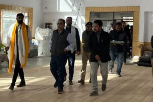 Chief Secretary Ashish Kundra visits Government Degree College Zanskar