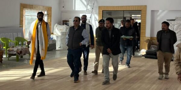 Chief Secretary Ashish Kundra visits Government Degree College Zanskar