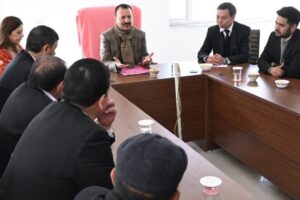 Hon’ble Justice Sanjay Parihar Inspects New District Court Complex at Kurbathang, Kargil