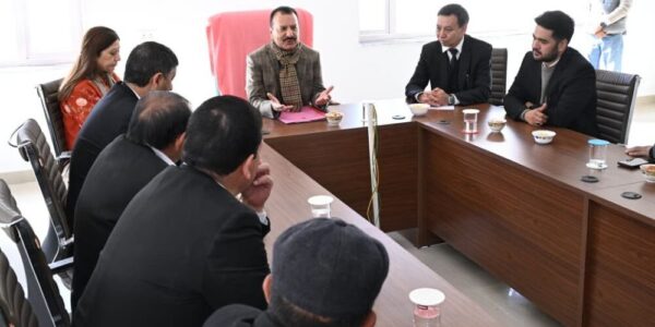 Hon’ble Justice Sanjay Parihar Inspects New District Court Complex at Kurbathang, Kargil