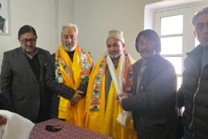 Dr Raza Abbasi and Haji Fida Hussain Join Congress Ahead of MC Elections in Kargil