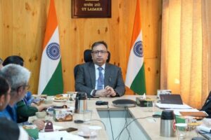 Chief Secretary Reviews Education, Skill Development and Cooperative Sectors in Ladakh
