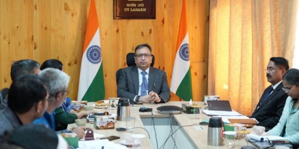 Chief Secretary Reviews Education, Skill Development and Cooperative Sectors in Ladakh